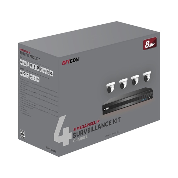 Buy 8MP HD NVR and Turret Cameras with Plug and Play Online - ALT Direct Alarm and Video Surveillance